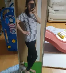 편하고 쫀쫀해요 탄력이있어서 날씬해보여요 