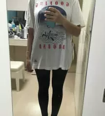 임신하고 래깅스는 처음인데 사이즈, 소재, 착용감 등등 너무 마음에 들어요. 날추워지