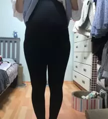 너무 맘에들어요~ 막달까지 잘입을거 같아요~ 배도 너무 편해요~^^ 겨울에는 조금 얇을