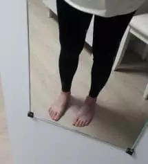 키는 165인데 키작맘 검정 구매했는데~ 저는 괜찮은거 같아요~ 발목 우글거리는것 보다