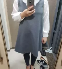 날씨가 갑자기 서늘해져서 가을원피스와 같이 입으려고 샀습니다 ~~ 후기들과 마찬가지