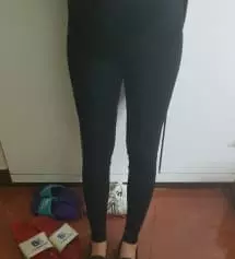 이제 추워지고 조리원에서도 입으려고 일반기장으로 샀어요~블랙이랑 진차콜 면느낌이 