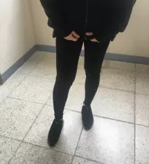 착용감은 말해뭐해요 너무 편안하고 좋네요 그리고 161인 제 키에 복숭아 뼈까지 깔끔하