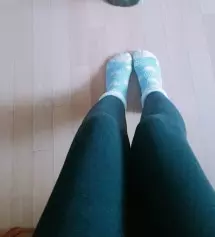 전 면소재 레깅스를 좋아하는 편이라
