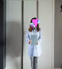 키162이고 임신 26주차이고 현재 57키로 입니다~ 검정, 메란지 두개 샀는데 길이도 딱이