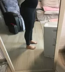 키작맘으로 샀더니 길이도 길지 않고 아주 딱 맞아요~
