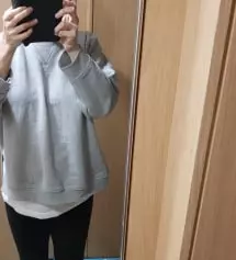 따듯하네요 편하고 그데 키가172여서 발목이 조금 짧아요ㅠㅠ
