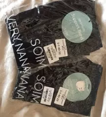 사이즈 고민 많이 했는데..신축성 워낙 좋다고 후기보고 M으로 구매했어요. 생각했던것