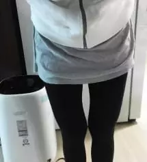 집에서 따뜻하게 입기 좋은두께예요. 잠시
