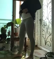 찰떡 스판 레깅스와 철떡스판 피치 레깅스를 구입했는데
