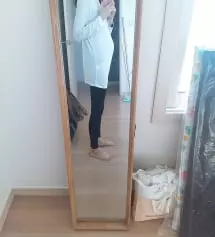 임산부 요가할 때 편하게 입으려고 샀어요. 짱짱하게 잡아주면서도 편하네요. 맘에 들어