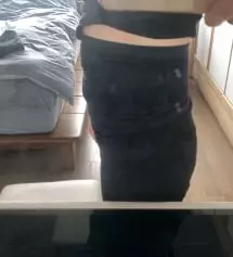 11주차 초기라 아랫배가 똥배처럼 나온 정도이고,
