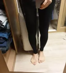 레깅스  배도 편하고 길이도 딱좋아요~!