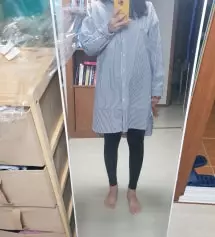 160에 키작맘 길이 두툼한거 다조아요