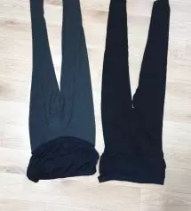 배가 많이 나와서 안들어가면 어떻하나 걱정했는데 신축성이 좋아서 쭈욱 들어 갑니다.