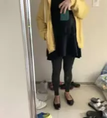 막달에 구입했어요. 출산후에 내복대신 입으려고요. 
