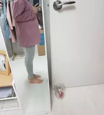 키가 154라 키작맘으로 샀어요
