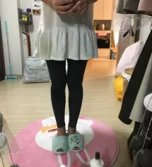 키작맘으로 구매했어요~ 이전에 입던 레깅스들은 길어서 주름 잡혔는데 이건 타이트하게