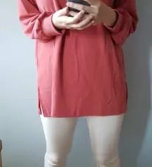 레깅스 편해요 두께도 지금입기 적당하네요 임부복으로 청바지를 사도 자꾸 흘러내려서