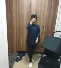 편안해요ㅡ키작맘 버전 사이즈 딱 좋습니다^^
