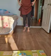 키가 168인데 다리가 긴편이 아닌데도 생가보다 짧아요~~~
