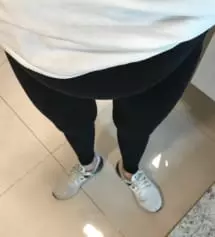 임신 전 키173 몸무게 50 사이즈 바지 27사이즈 M사이즈 66사이즈로 입었었는데
