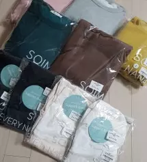 원단이 얇아서 봄 가을용이예요 ~
