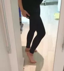 기모레깅스는 키작맘이아니었는데,몇번빨았더니 줄어들어서ㅠ 사이즈 고민하다가 키작맘