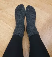 키작맘은 복숭아뼈위로 되어있어서 예쁘게잘맞고 일반은 그거보다 살짝길지만 겨울이라