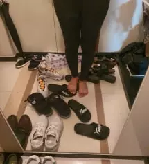 이거 넘 편하고 부드러워요ㅜㅠ 면소재라서 집에서 하루종일 입어도 될듯해요. 배 좀 커