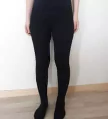 제가 키가 작은 편인데, 키작맘 레깅스라서 그런지 길이감이 딱 좋습니다. 보통 레깅스