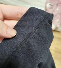 답답한거 싫어서 면으로 주문한건데 초겨울까진 입을수 있는 두께감이예요
