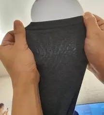 신축성 아주좋고 두깨감 적당해요.
