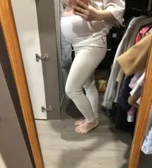 키153 몸무게 54.8kg(+ 8kg) / 임신36주 
