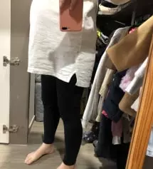 키153 몸무게 54.8kg(+ 8kg) / 임신36주 
