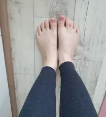 바깥에서 신으려고 m, 집에서 신으려고 l 샀어요 ㅎㅎ 왠지 더 살쪄서 l만 입고 m은 출