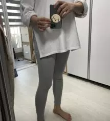 기존 피치기모도 겨울내내 너무 잘 입었는데 이제 날이 따뜻해져서 얇은 걸로 새로 구매