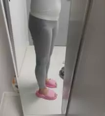 완전 마음에 들어요~ 스판도 쫀쫀하구~ 아직 14주인데 많이 안늘어나면 말기까지 잘 입