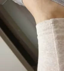 오트밀색상이 M만있어서 L하고싶었지만 늘어나겠지하고
