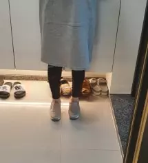 M은 지금입기좋고 L는 배나올때 입음 좋을것같아서
