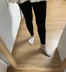 163/55kg 이구 다리는 길지도 짧지도 않은데 키작맘 길이 딱 복숭아뼈로 쭈굴거리지 않