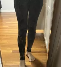 괜히 임산부 전용 레깅스 찾는게 아니네요~ 확실히 배부분이 편해요^^