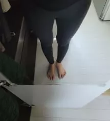 확실히 배랑 허리가 편해요. 두께감은 푸딩보다 있어서 날 따뜻해지면 더울 것 같긴 한