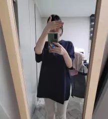 22주차 넘어가며 쌀쌀해지고 다리부종이 심해져서 레깅스 구매했어요! 배부분 넓어 편하