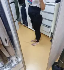 신축성은 좋은ㄷ 텐션감은 좀 떨어지는것같아요ㅎㅎ 임부용을 처음사서 ㅅ그런지 170인