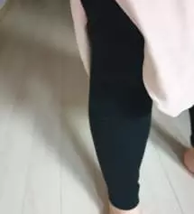 추워지면서 입을라고 레깅스 샀어요. ㅋ 키가 155라. 일반꺼 사면 길어서 ㅋㅋ키작녀가