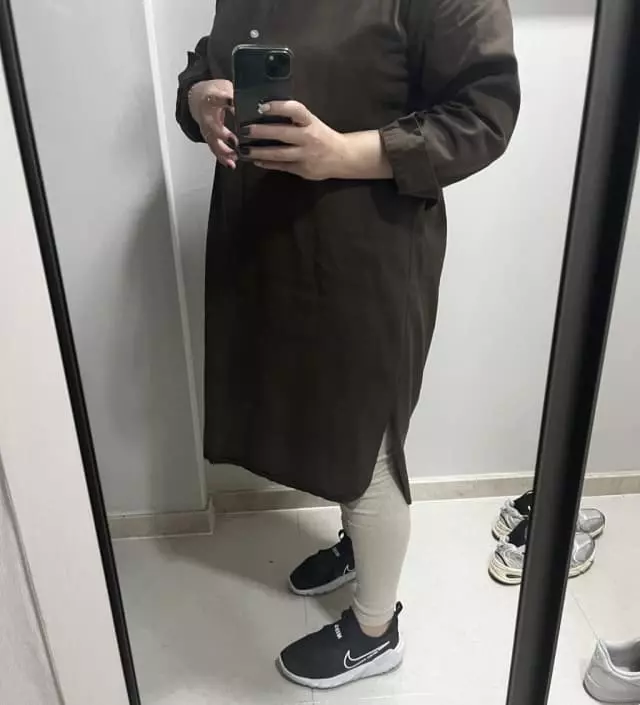 사이즈가 넉넉하게 나와서 M으로 샀어도 좋았을거같아요! 
