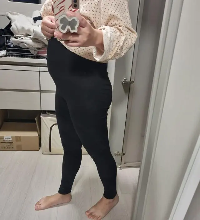 배가 점점나와서 숨쉬기 편한 레깅르를 찾고있어요 주로 원피스를 입다보니 따뜻하고 편