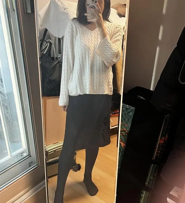 추운거 질색이라서 이번에 기모, 융 들어간 겨울 임부복 장만했어요! 세일하는거 같은데