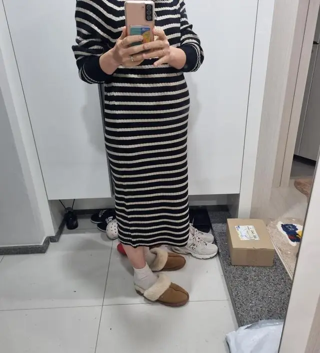 베스트인 이유가 있네요 키 159에 58키로인데 여유 있게 맞고 기장도 발목 위까지 오고